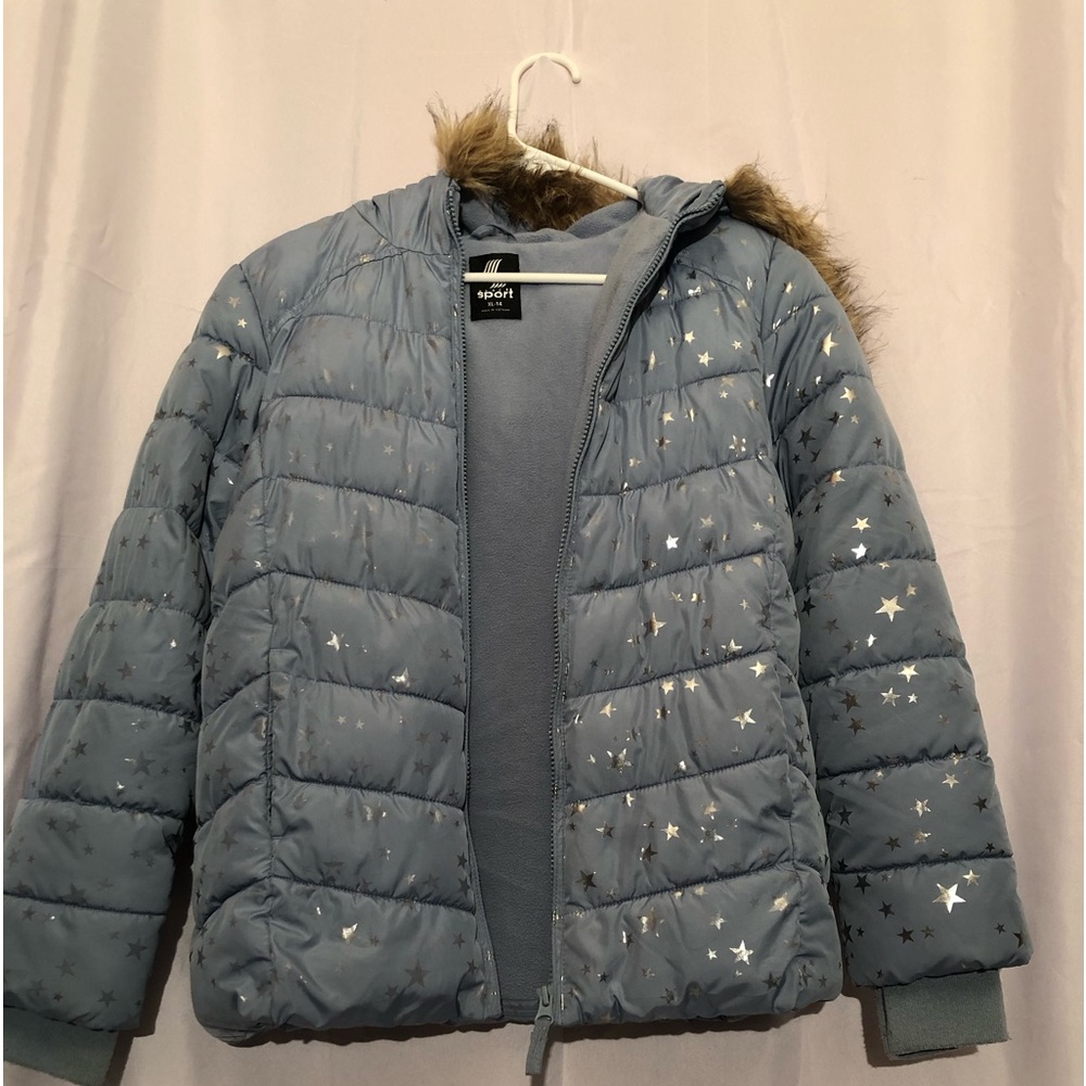 Pre-owned, gently worn PLACE SPORT Puff jacket Size XL  Girls 14